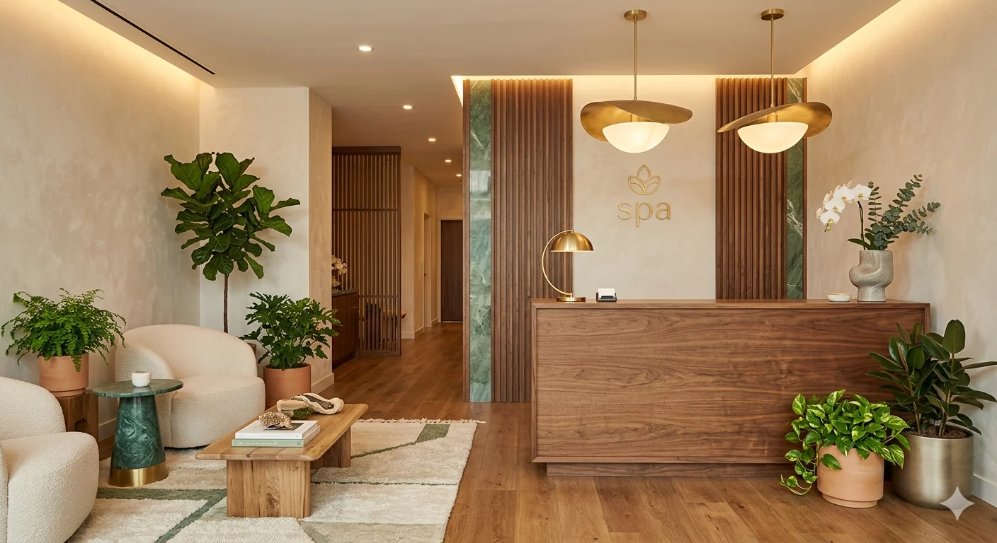 Spa treatment room