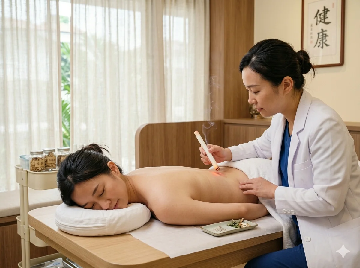 Moxibustion treatment